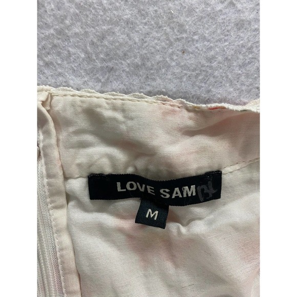 NWT LOVE SAM Anthropologie Womens Spring Foliage Handkerchief Hem Dress Medium - Picture 5 of 8